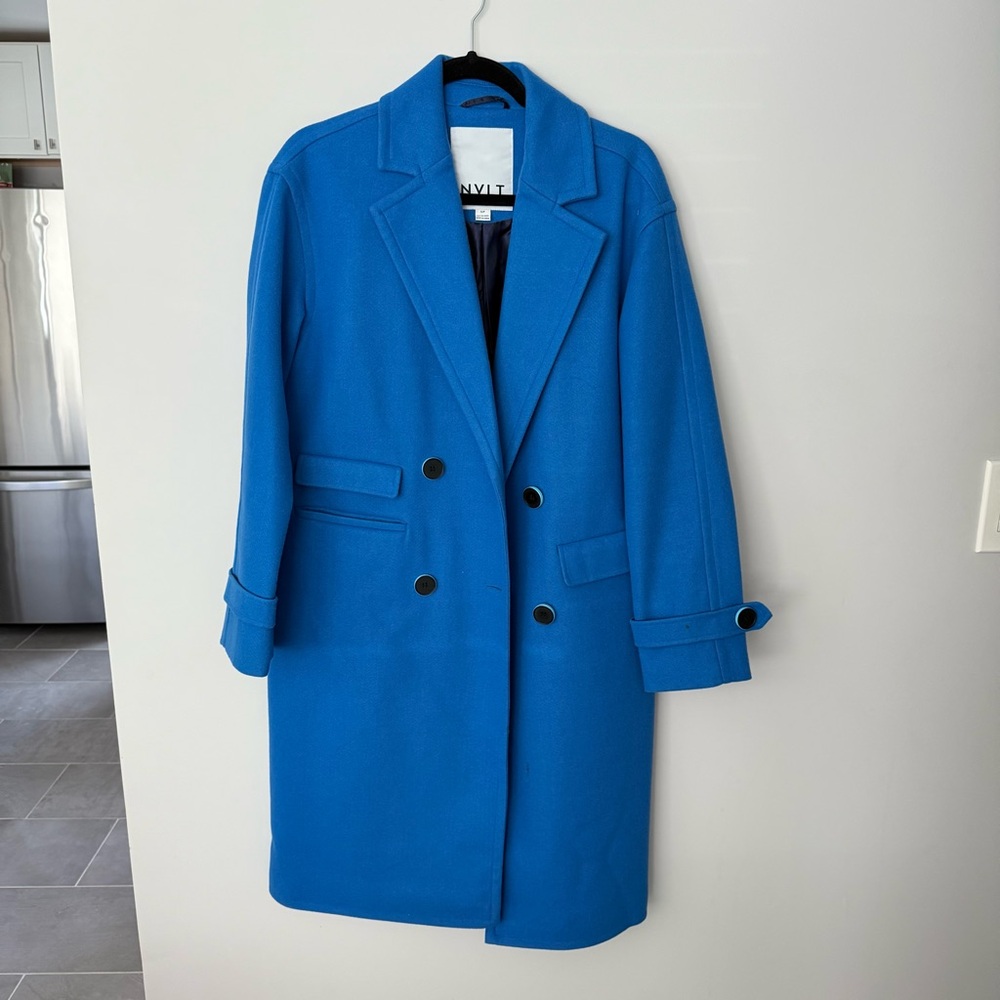 NVLT Blue Trench Coat